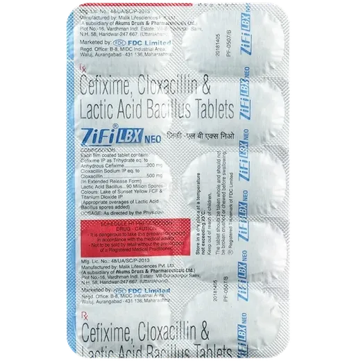 zifi lbx neo 200mg tablet 10's